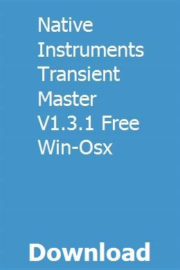 transient master vst free